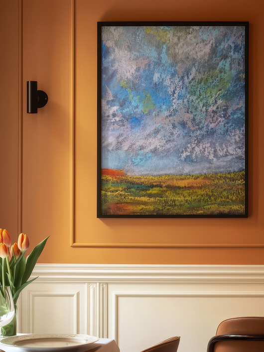 plakaty Plakat Oddech chmur reprodukcja pasteli suchych