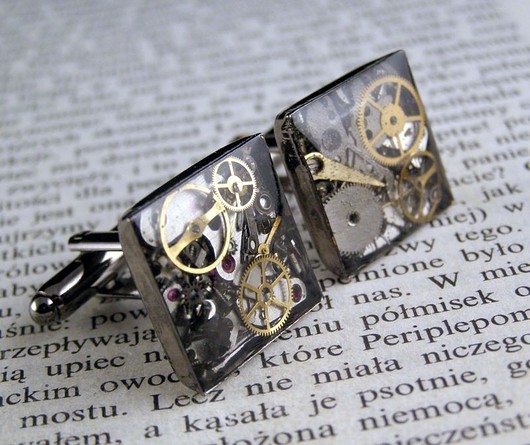 Mechaniczne spinki 407 Zegarynki