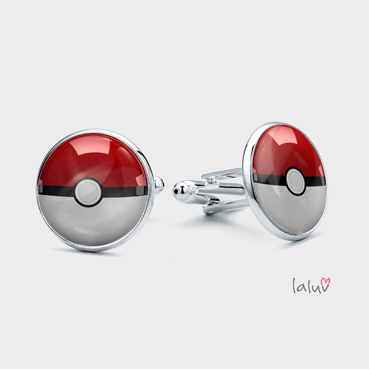 Spinki do mankietów POKEBALL laluv