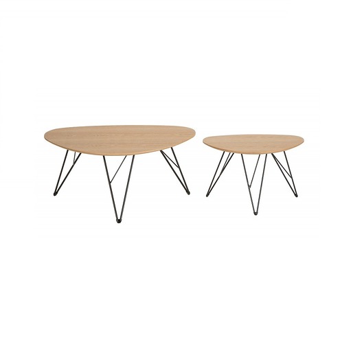 Zestaw stolików kawowych Oval płyta MDF 2sz Home Design