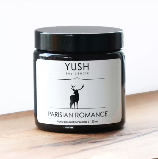 Świeca sojowa PARISIAN ROMANCE 120 ml -YUSH- yush