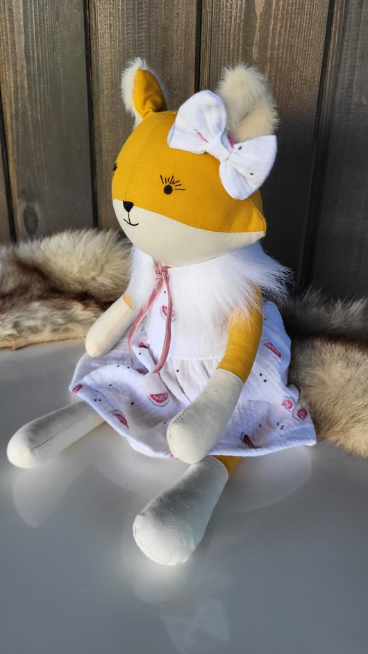 lalki LIS lisek 44cm lalka kolekcjonerska z personalizacją haft