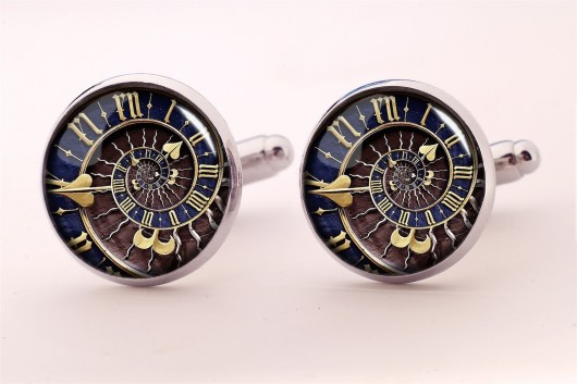 Spinki do mankietów Steampunk EGGinEGG