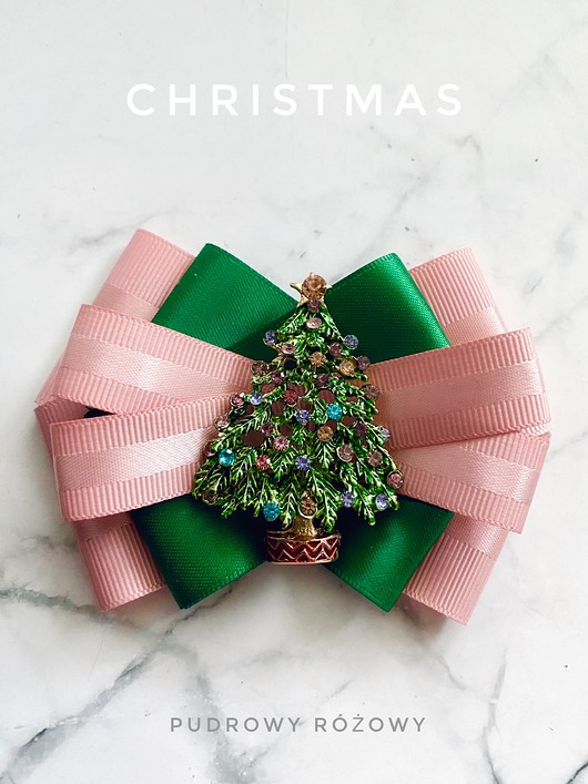 broszki Brosza z Choinką Święta Mikołajki