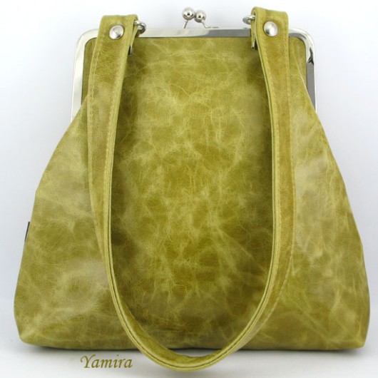 Torebka XL :: mustard leather :: yamira