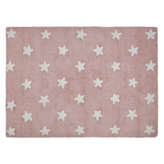 Dywan Pink Stars White Lorena Canals Lorena Canals