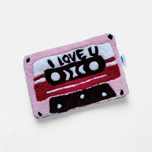 dywany Mały dywan kaseta magnetofonowa