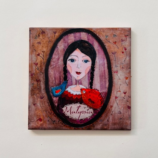 grafiki i ilustracje Kafle ceramiczne imienne