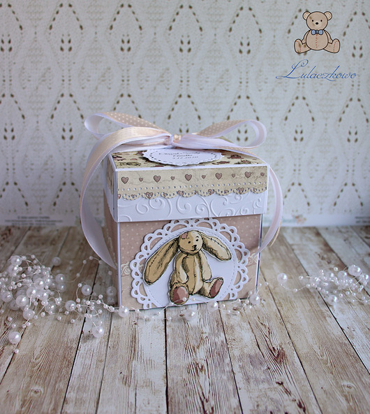 Exploding box, chrzest "Vintage Girl" GOTOWY Lulaczkowo