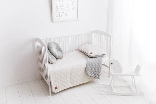 Kocyk starszaka VELVET - VANILLA CREAM GRAY deleted_12392207