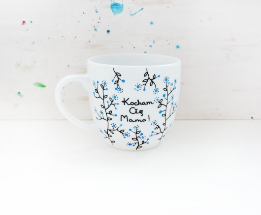 Kocham Cię Mamo - kubek porcelnowy XL miamilu