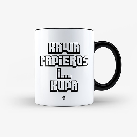 Kubek Kawa Papieros I Kupa - 330ml LazyDog