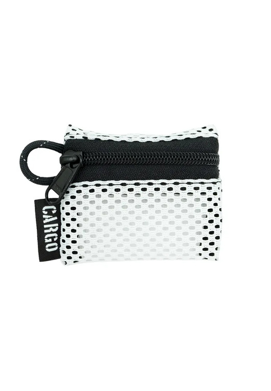 portfele damskie MINI Portfel Mesh WHITE