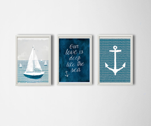 3 ilustracje morskie | A3 Anita Tomala
