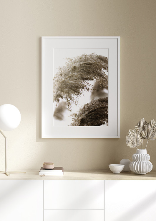 plakaty Plakat - jesienne trawy