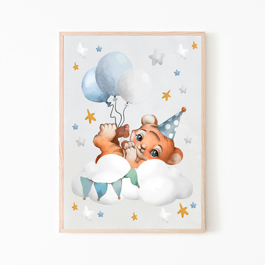 obrazy i plakaty do pokoju dziecięcego PLAKAT, OBRAZEK TINY WORLD  nr.16