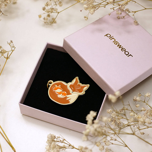 breloki dla niego Brelok "Lisia miłość"