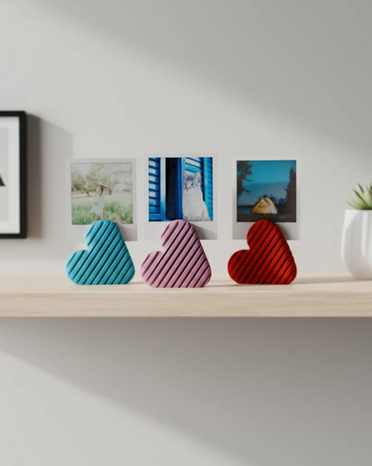 ramki na zdjęcia Stojak THE HEART geometra miłości