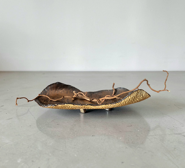 dodatki - różne Patera stare złoto