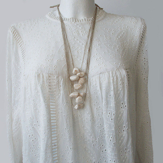 kolie Safari Naszyjnik lniany