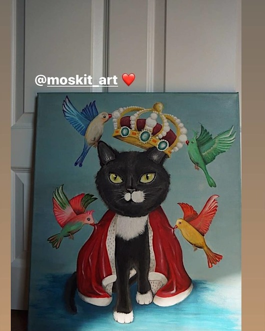 obrazy Portret Twojego pupila na płótnie (portret psa lub kota)