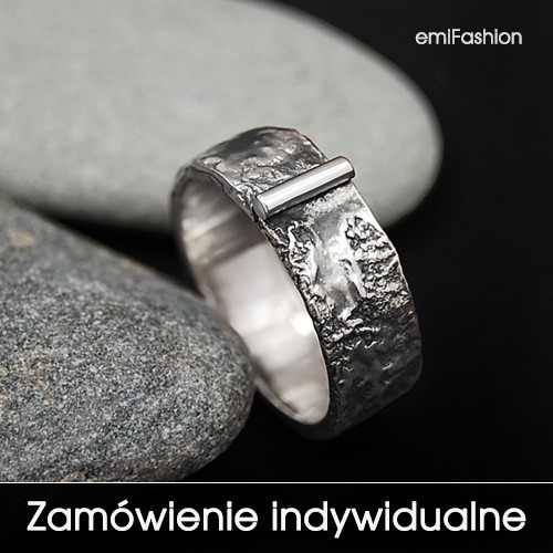 Srebrny Mars - Obrączki - zamówienie MAREMI Jewelry