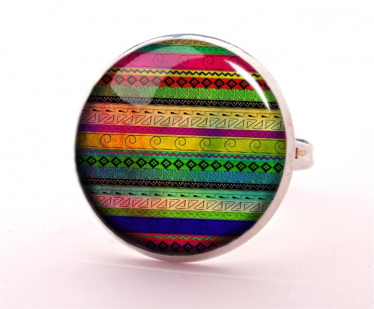 Pierścionek Aztecki wzór III - 0470 EGGinEGG