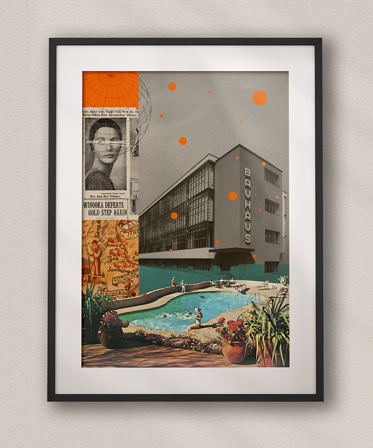 plakaty Plakat Bauhaus Vintage - Kolaż Fine Art