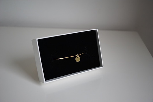 Pozłacana bransoletka z kółeczkiem VENA Jewellery