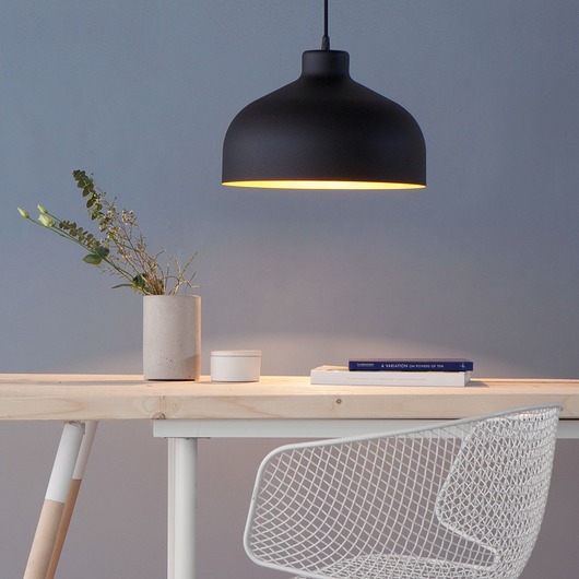 lampy wiszące Lampa B&B czarna, duża