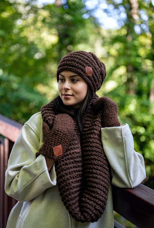 tuby i kominy Komin MERINO Brązowy