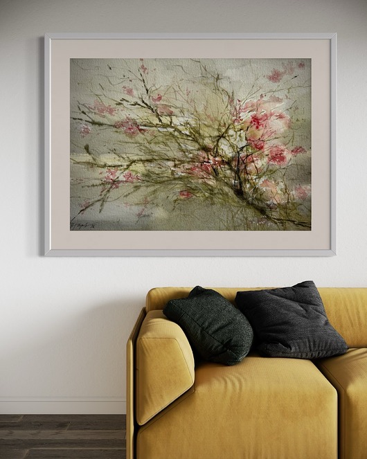 grafiki i ilustracje Sakura / Fine art Print