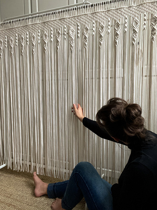 makramy Makrama/ firana