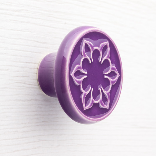 gałki do mebli Gałka do mebli ciemno fioletowa, wz.2