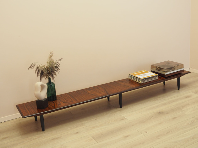 ławki Sideboard palisandrowy, niska forma ekspozycyjna, Dania, lata 60.
