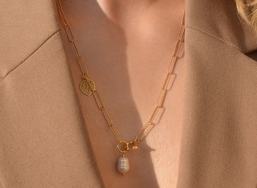 złote naszyjniki Naszyjnik Pearls