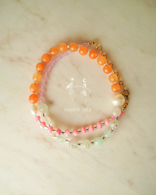 chokery Naszyjnik Fruity Peach Dream