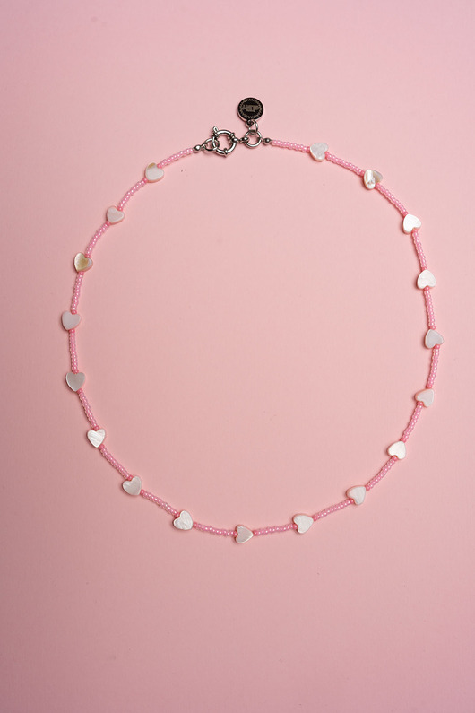 naszyjniki - inne Delikatny naszyjnik serduszka