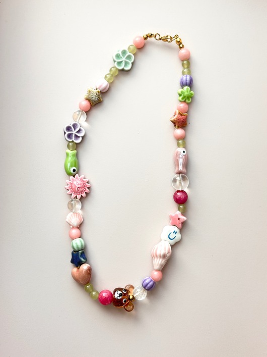 korale Naszyjnik wiosenne szaleństwo