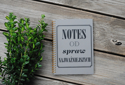 Notes od spraw najważniejszych z eko papieru Sowia Aleja