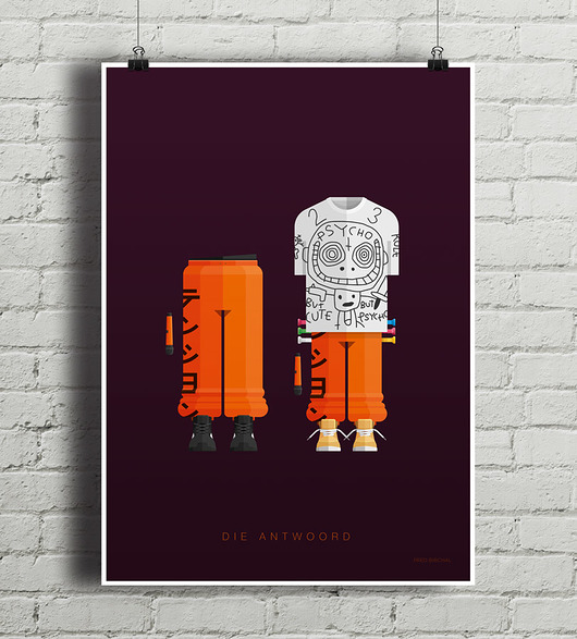 Plakat Die Antwoord  minimalmill