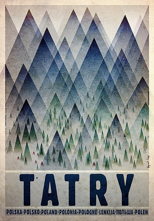 plakaty Plakat Tatry (R. Kaja) 98x68 cm