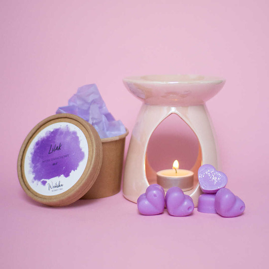 świece zapachowe Wosk zapachowy Lilak - aromat kwitnącego bzu