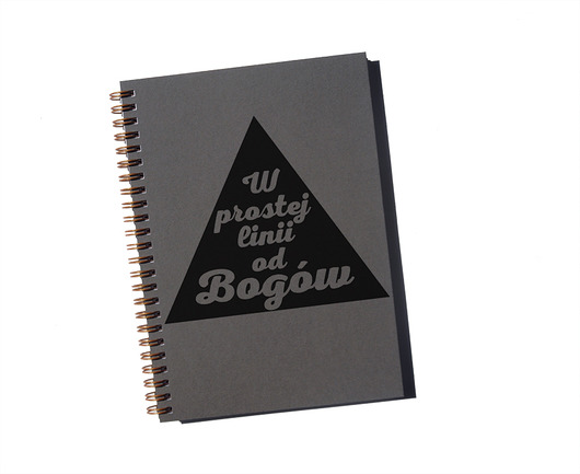notatniki i albumy W prostej linii od Bogów, notatnik
