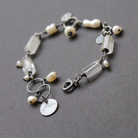 bransoletki z kamieni naturalnych Bransoletka Królowa Śniegu