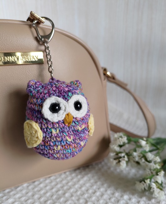 breloki Brelok sowa, Brelok do kluczy, Sówka brelok na prezent