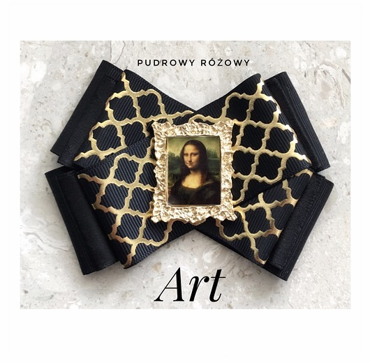 broszki Brosza  ART z obrazem Mona LisaNEW 1szt