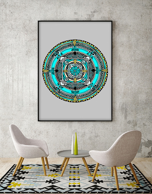 Mandala 50x70cm Malgorzata Domanska