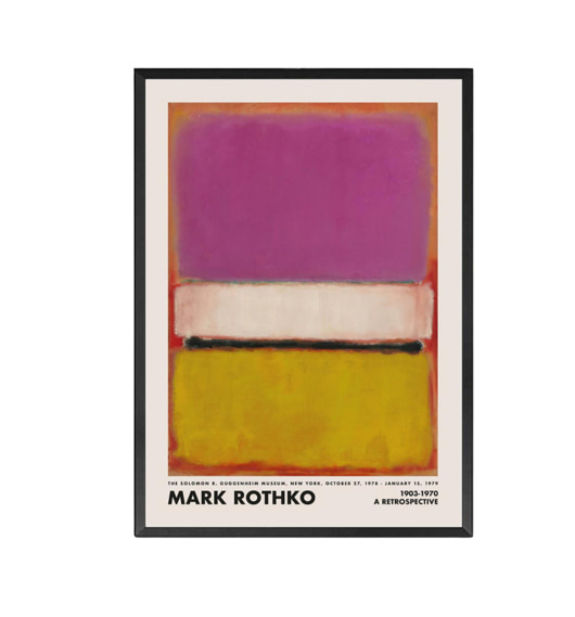 grafiki i ilustracje PLAKAT abstrakcyjny Rothko kolorowa abstrakcja