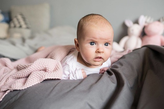 Kocyk bawełniany RÓŻOWY  Petit Coco Petit Coco